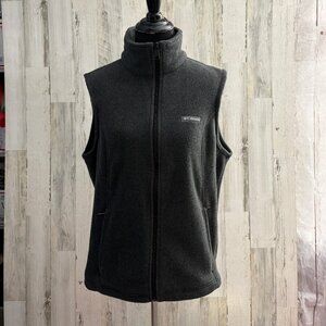 Columbia Women's Size Large Polar Fleece Full Zip Vest Grey